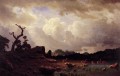Thunderstorn in den Rocky Berg Albert Bierstadt